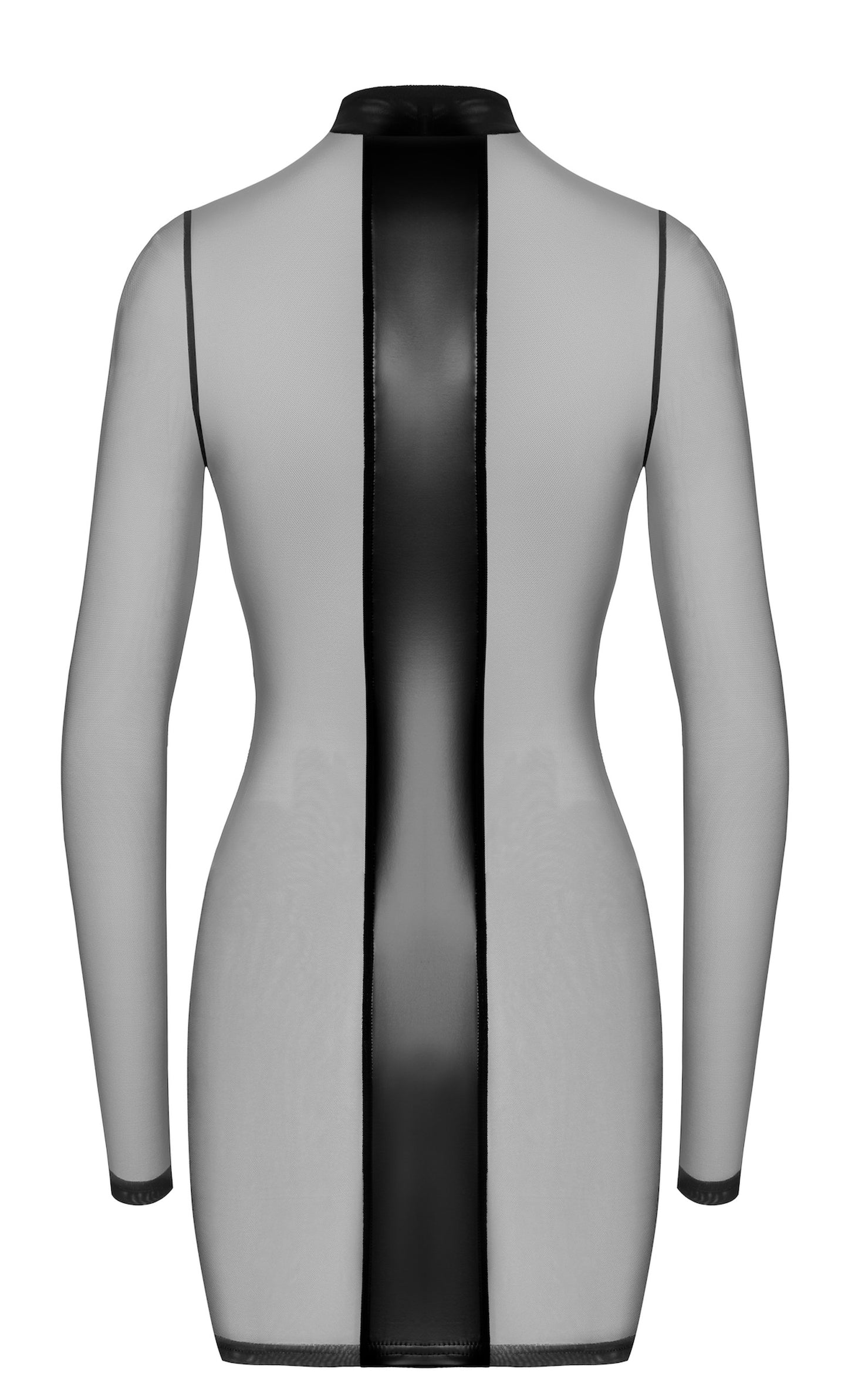 Crossfire Jurk – Mini Dress van Tulle & Powerwetlook