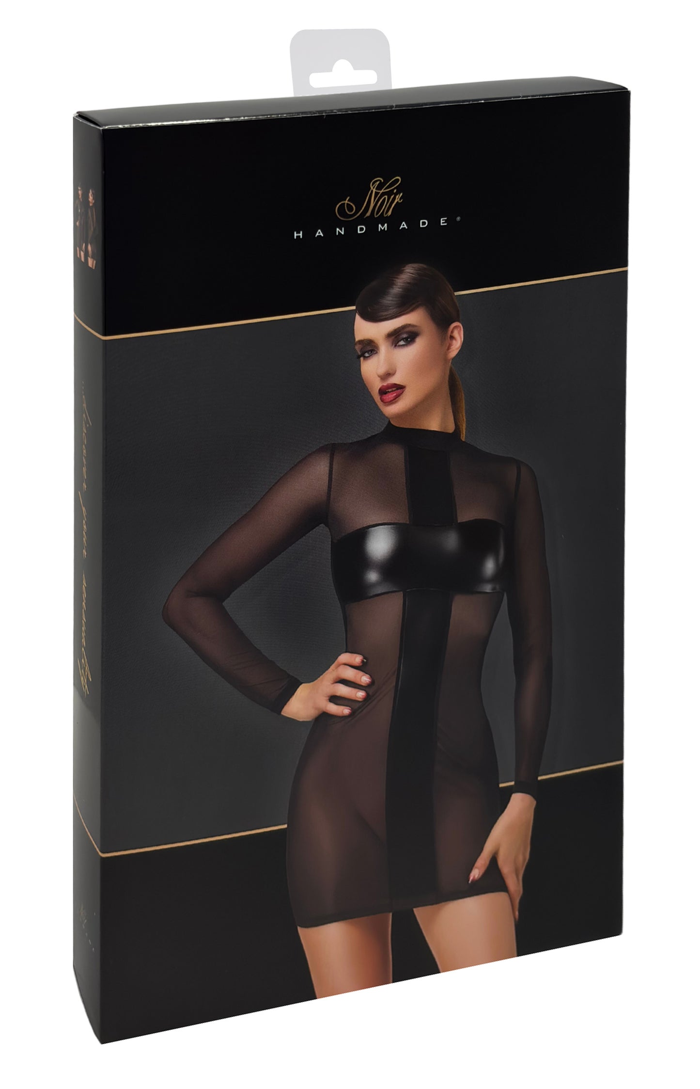 Crossfire Jurk – Mini Dress van Tulle & Powerwetlook