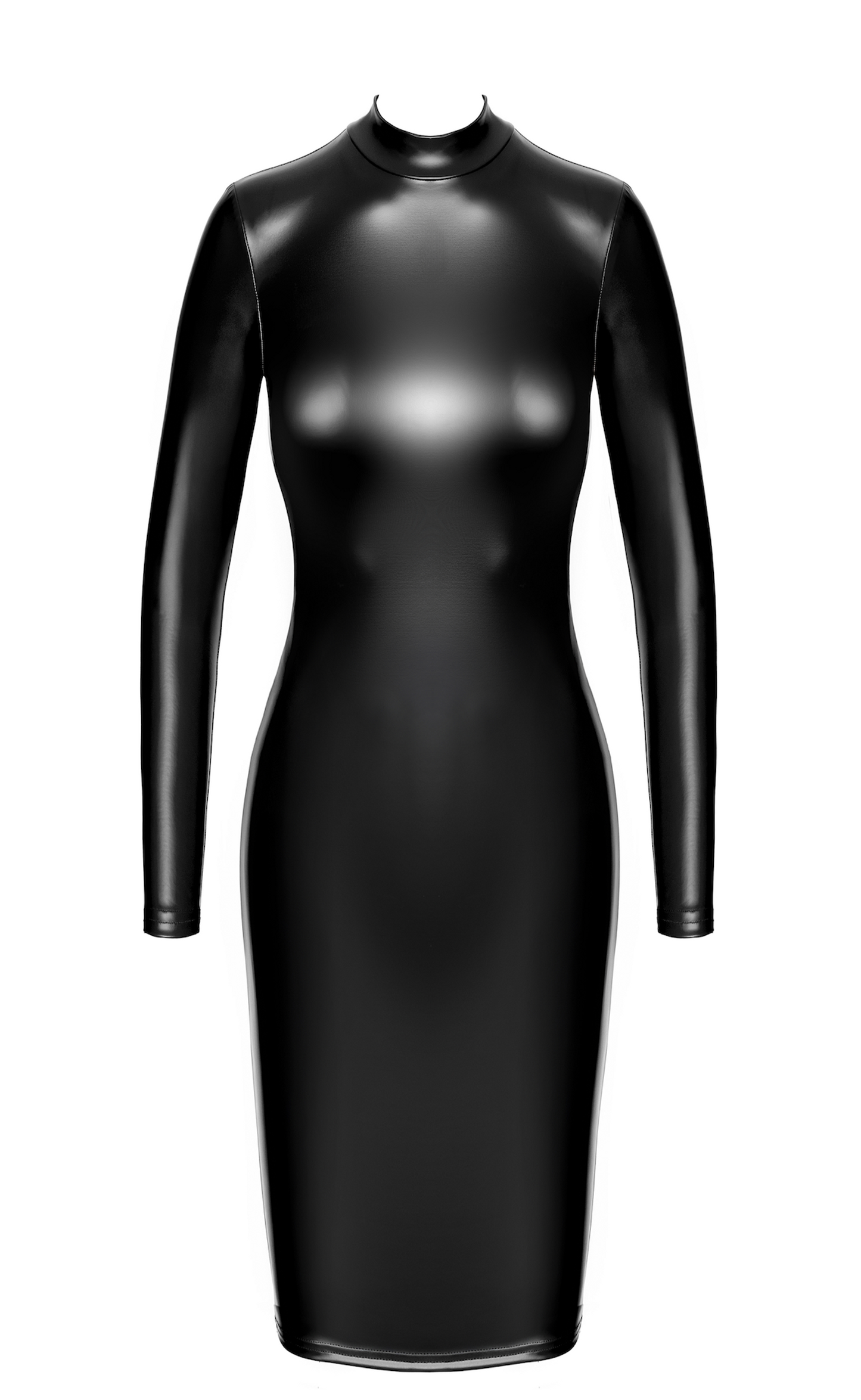 Luxuria Midi Dress – Elegantie met een Verleidelijk Randje