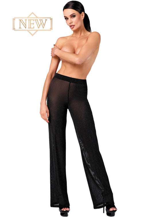 .Onyx Tule Broek – Elegantie met een Subtiele Glans