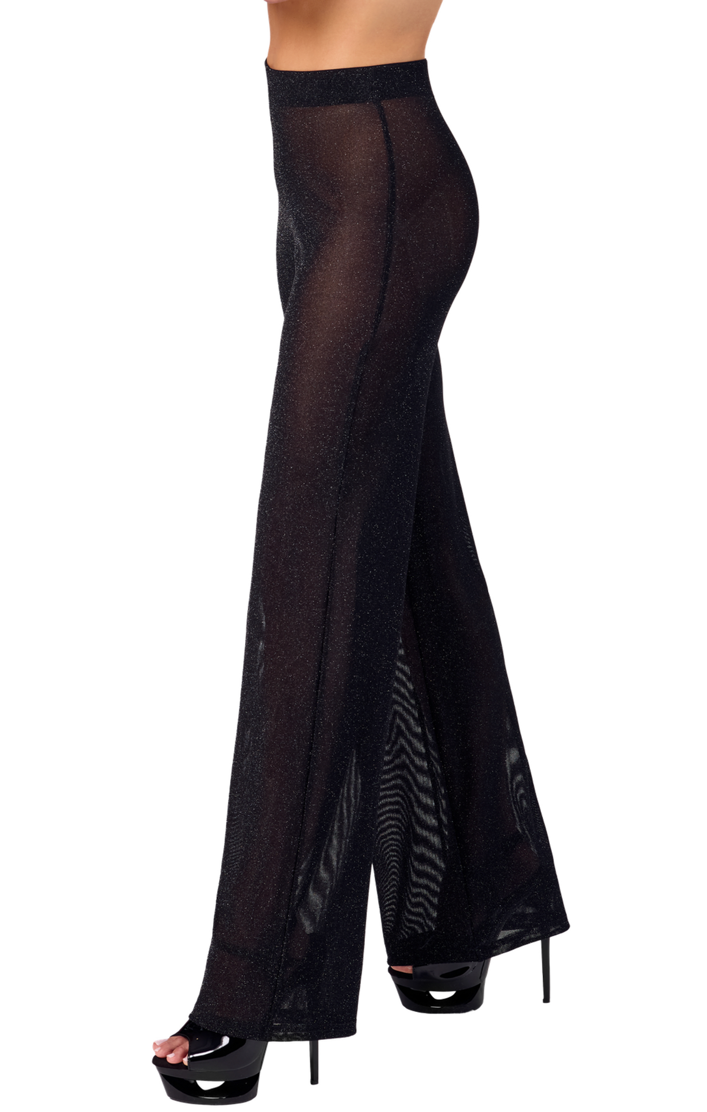 .Onyx Tule Broek – Elegantie met een Subtiele Glans