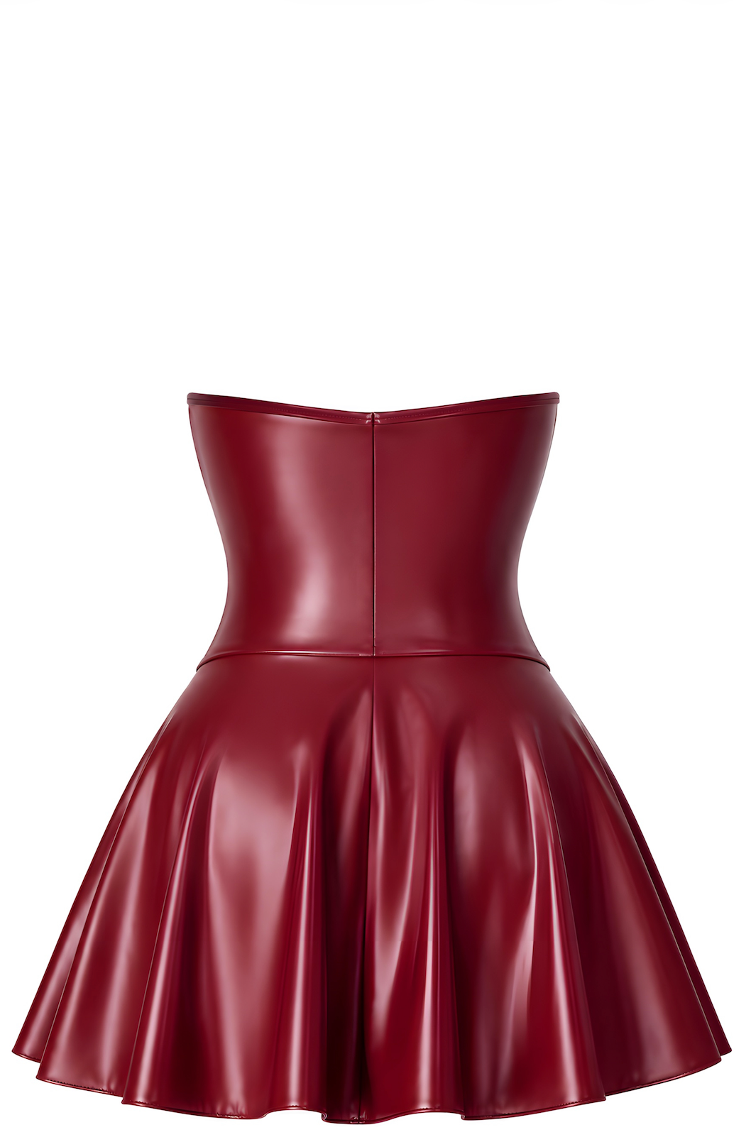 Dark Romance Bordeaux Corset Mini Jurk