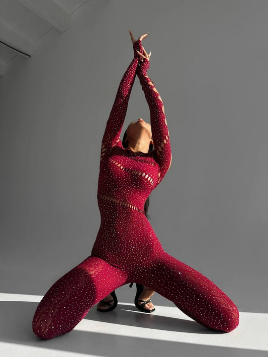 Gla_strass_bodystocking_wijnrood_missq