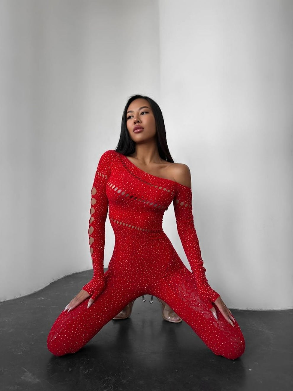 Glam_strass_bodystocking_rood_missqlingerie