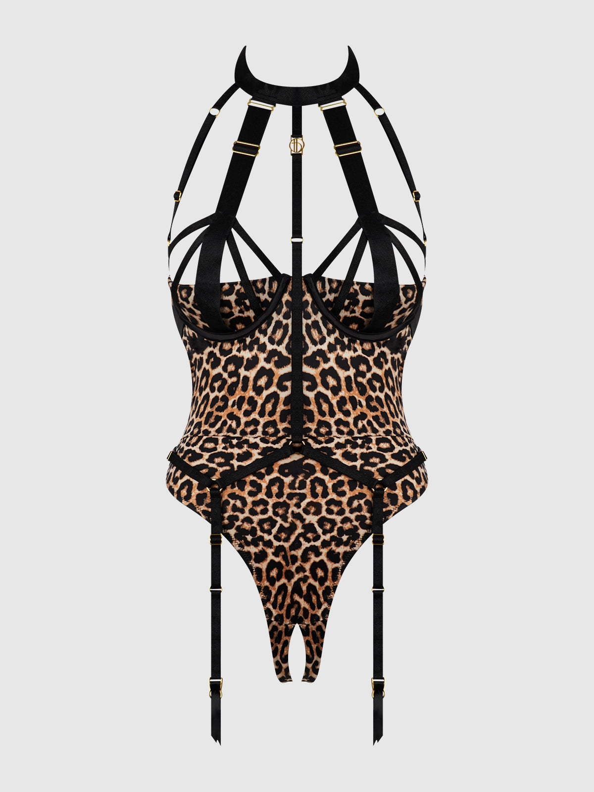 Devon Micro Strappy Harness Bodysuit