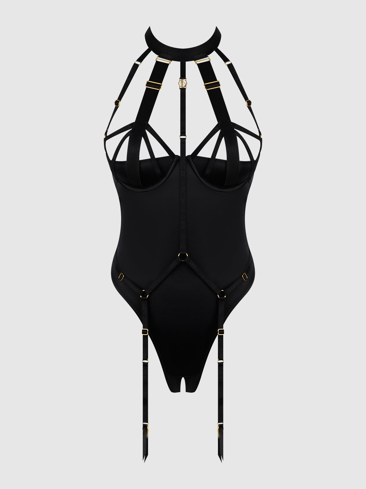 Devon Micro Strappy Harness Bodysuit