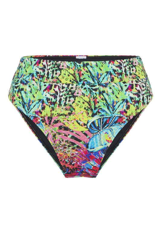 LingaDore - Tropic Flower  - Hoge Taille Bikini Slip