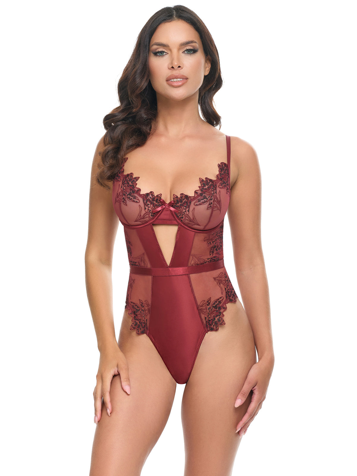 Nina_burgundy_bodysuit_ohlalacheriparis_front_missq