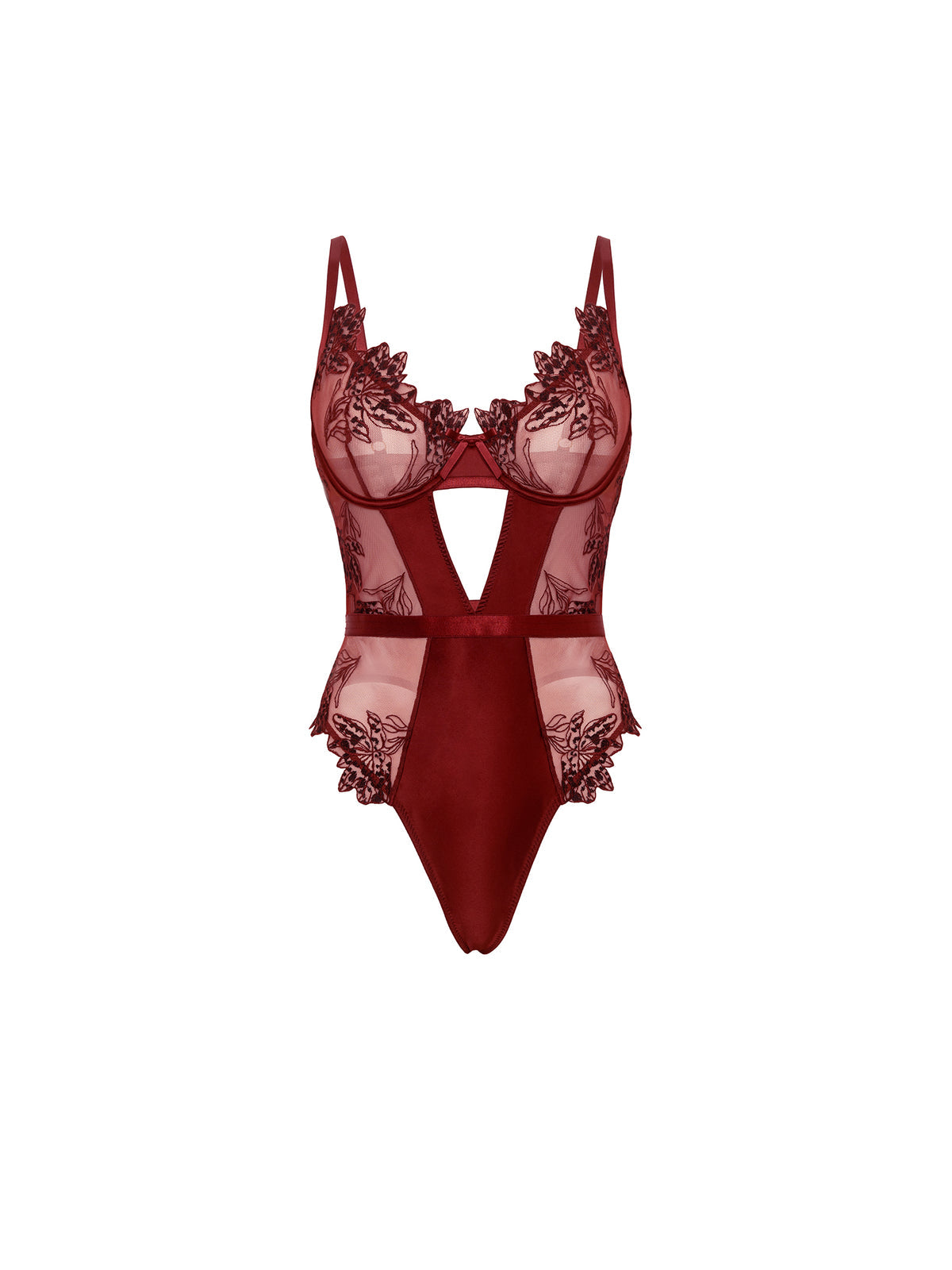 Nina_burgundy_bodysuit_ohlalacheriparis_ghost_missqlingerie