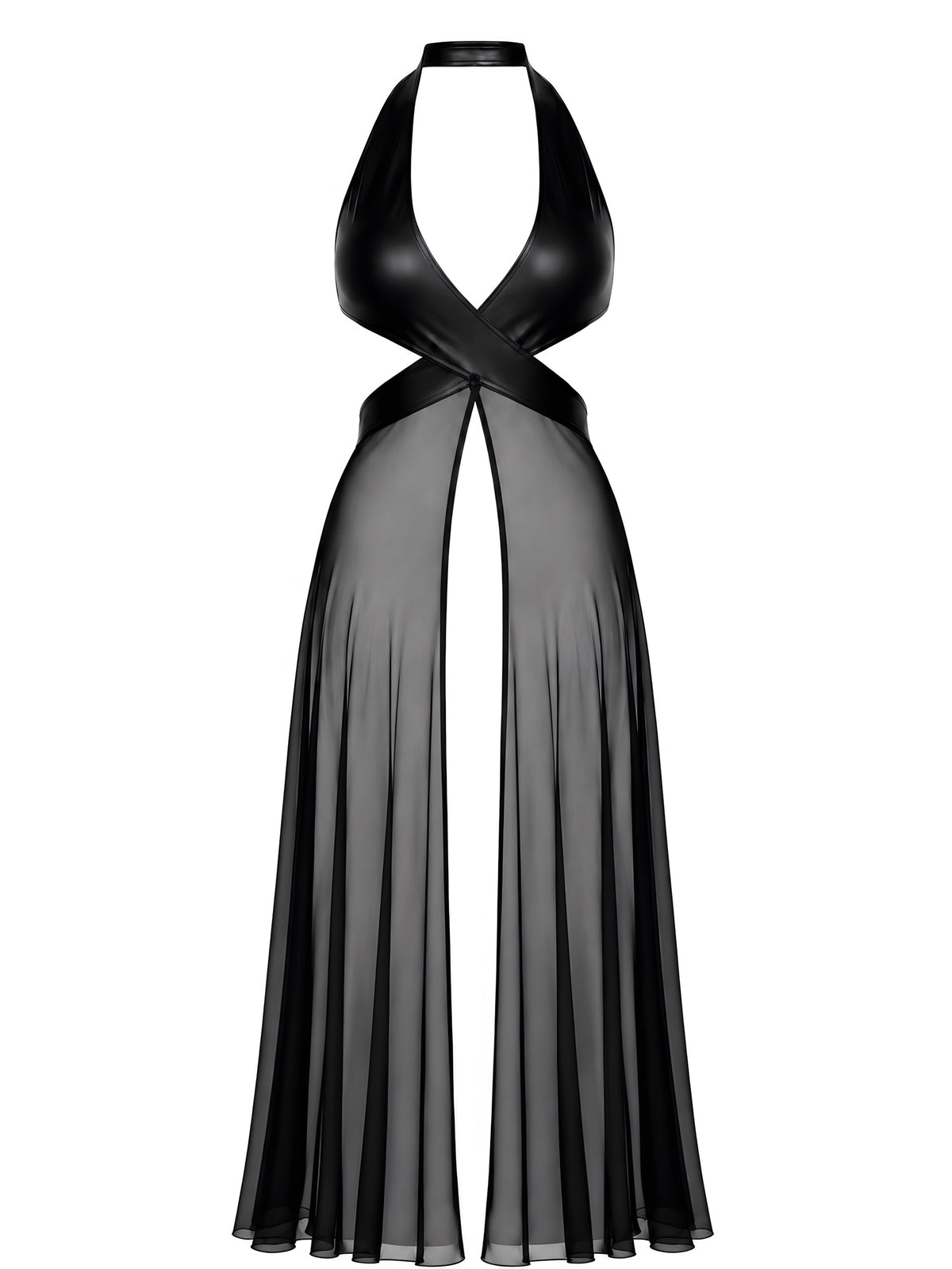 Noir_Handmade_F412_Do_not_Disturb_Crossover_Halter_Maxi_Jurk_ghost_missq