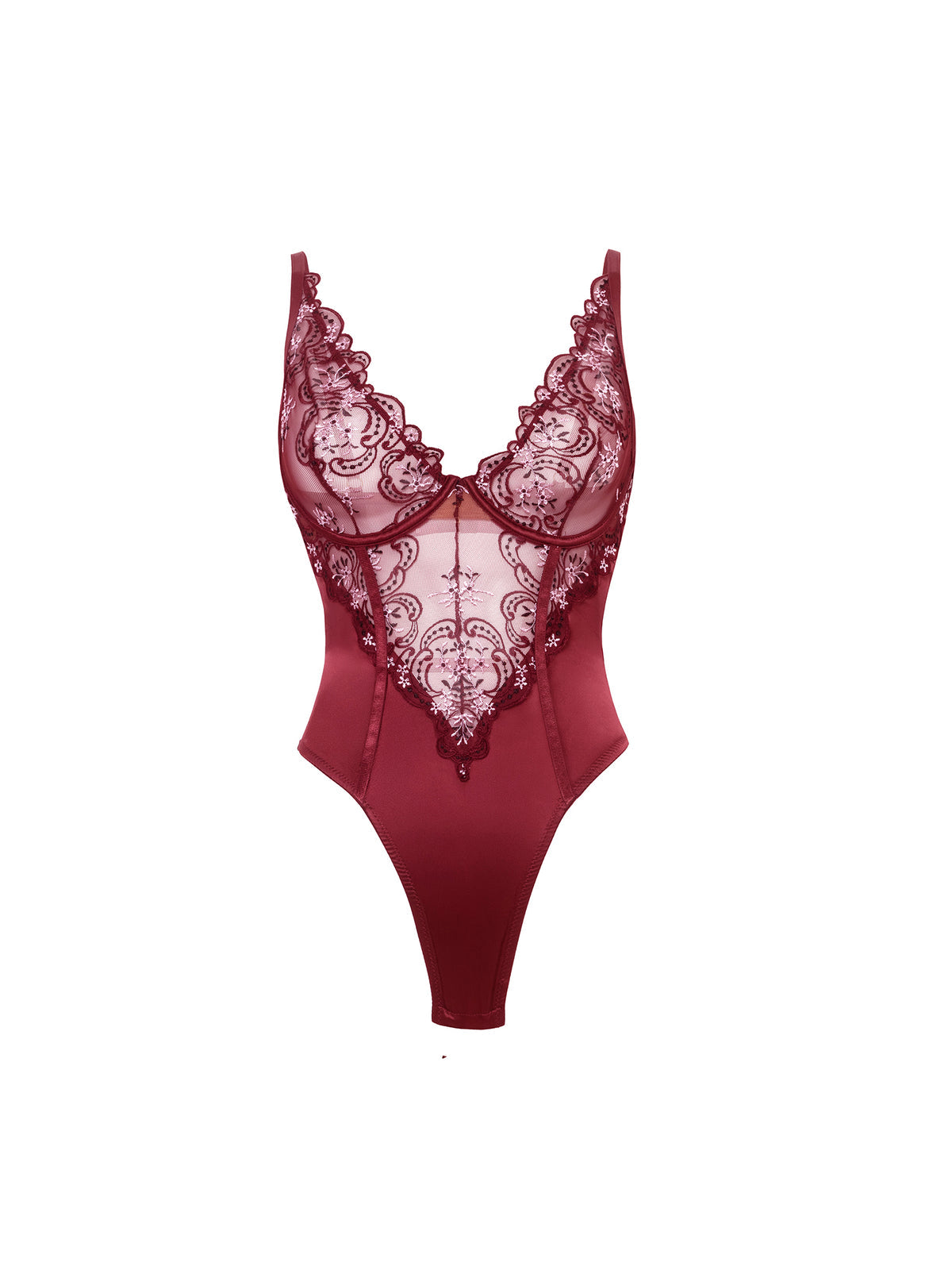 Ohlala_cheri_paris_Eloise_burgundy_bodysuit_plus_size_missq_lingerie