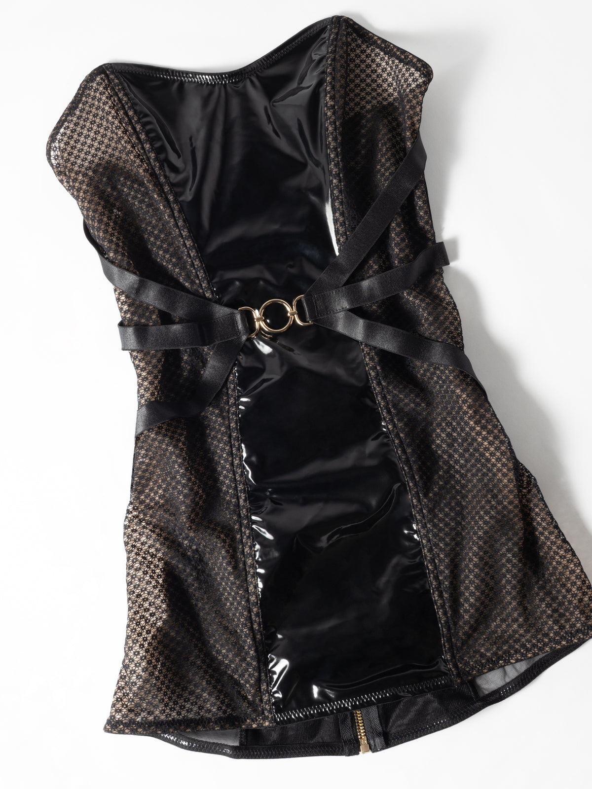 Ohlala_cheri_paris_onx_vinyl_net_mini_jurk_partywear_missqlingerie