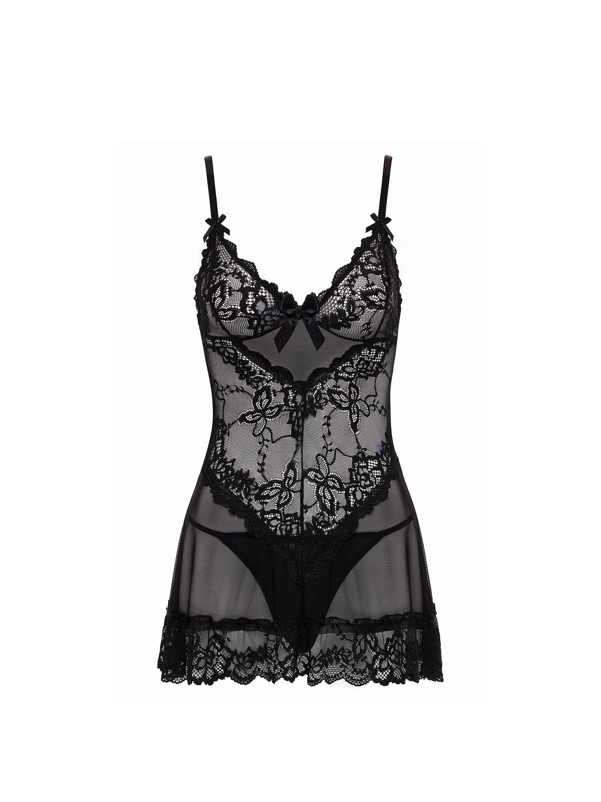 Ohlala_cheri_paris_valentine_cheise_babdoll_zwart_missqlingerie