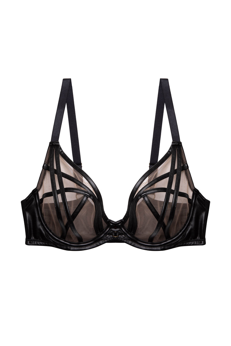 Playful Promises - Ramona - Kunstlerenn Soft BH, inclusief Plus size