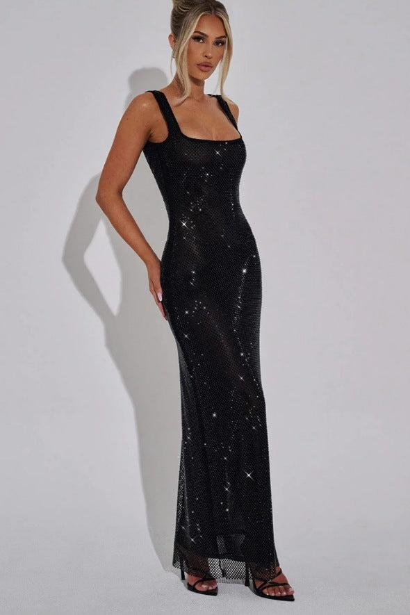 Regine_avondjurk_longdress_zwart_partywear_front_missqlingerie