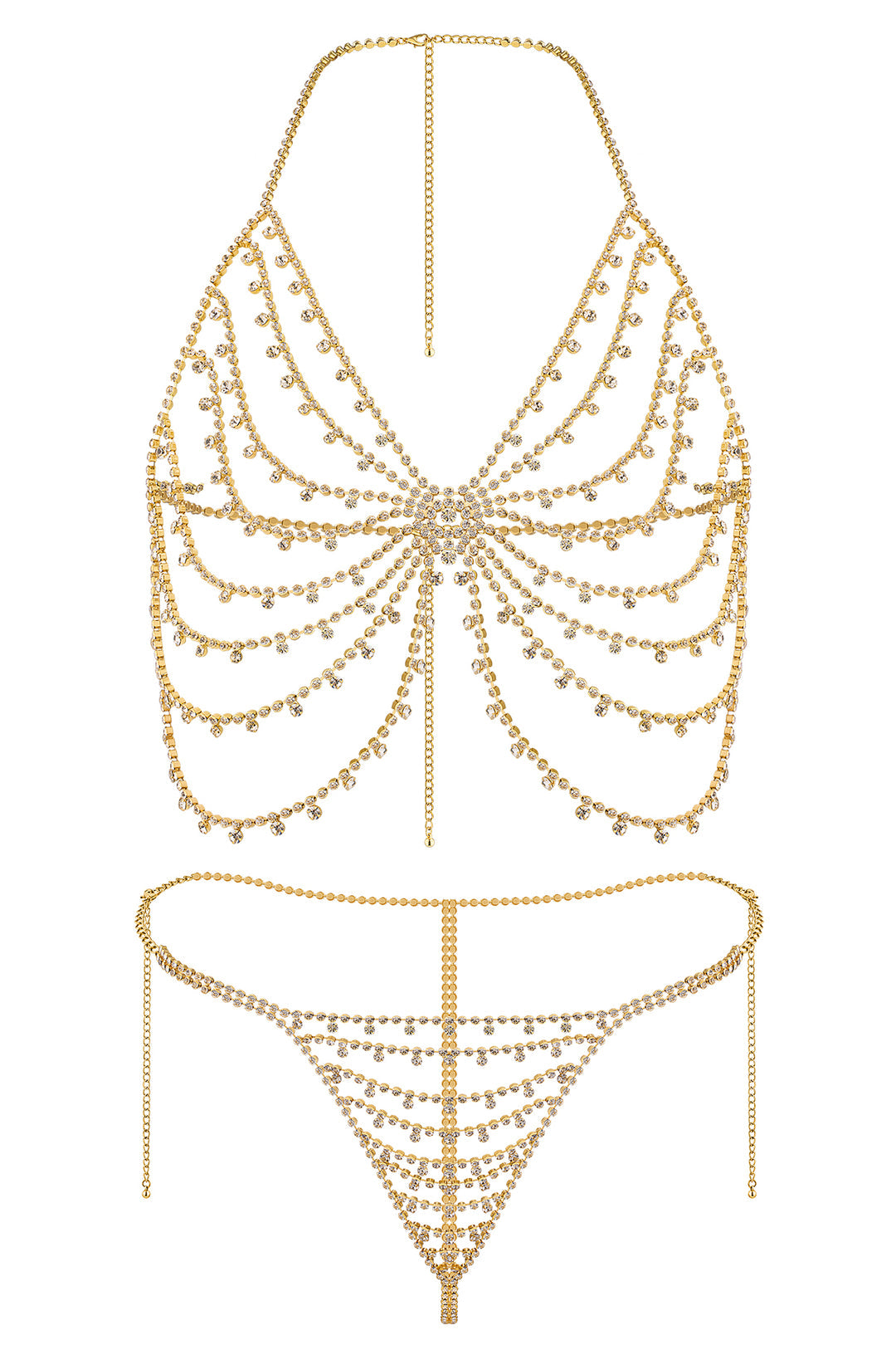 Reverie_rhinstone_chain_ripple_lingerieset_gold_missq_lingerie