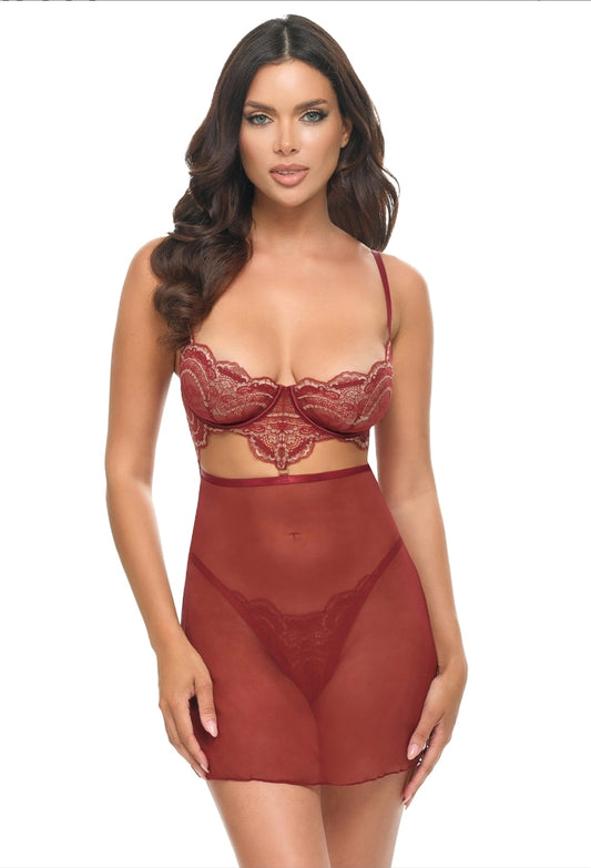 Syrah Babydoll – Frosted Almond