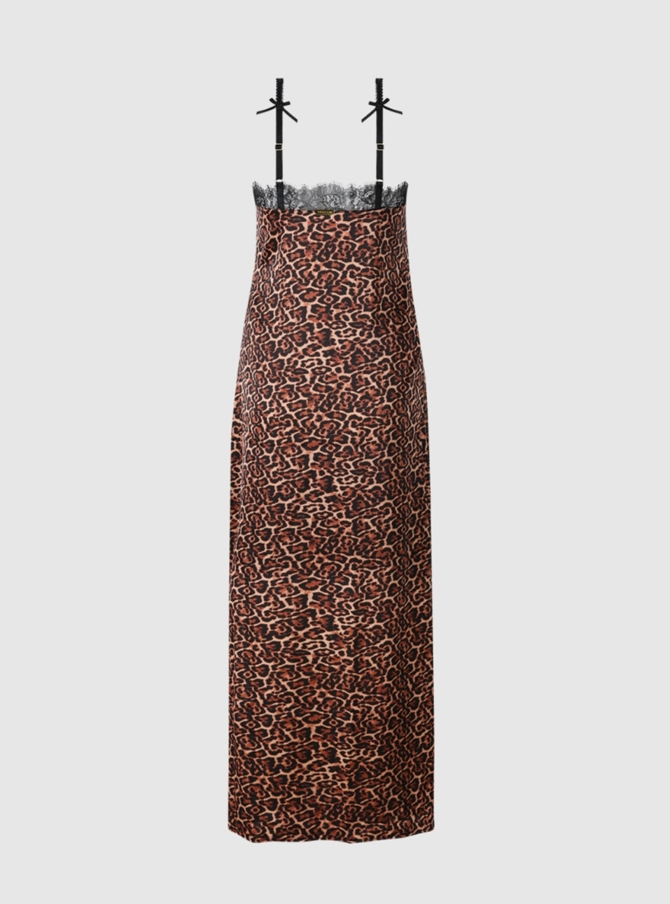 Panterprint Slipdress – Luxe Verleiding Met Kanten Details
