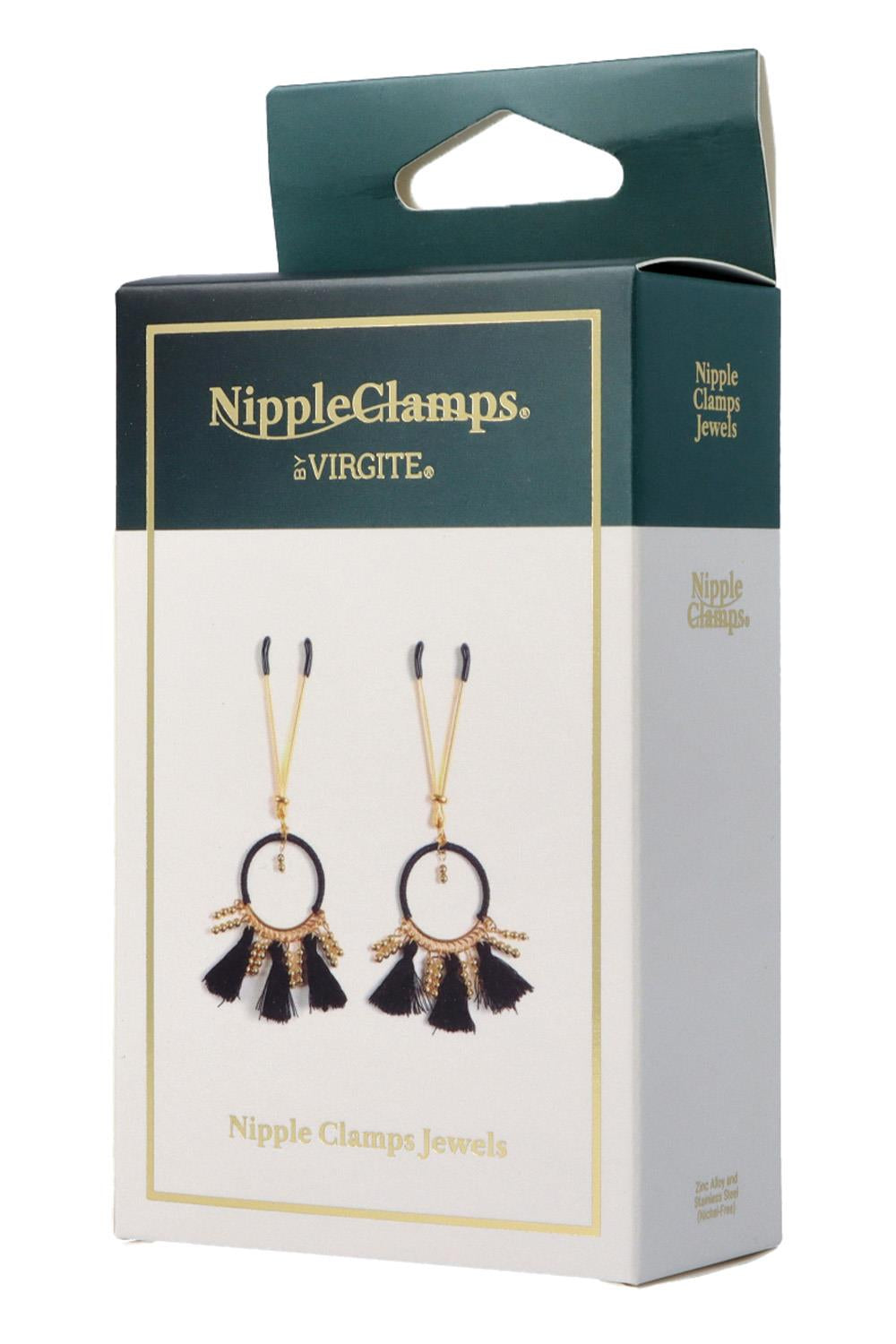 Virgette - Jewels - Nipple Clamps, zwart