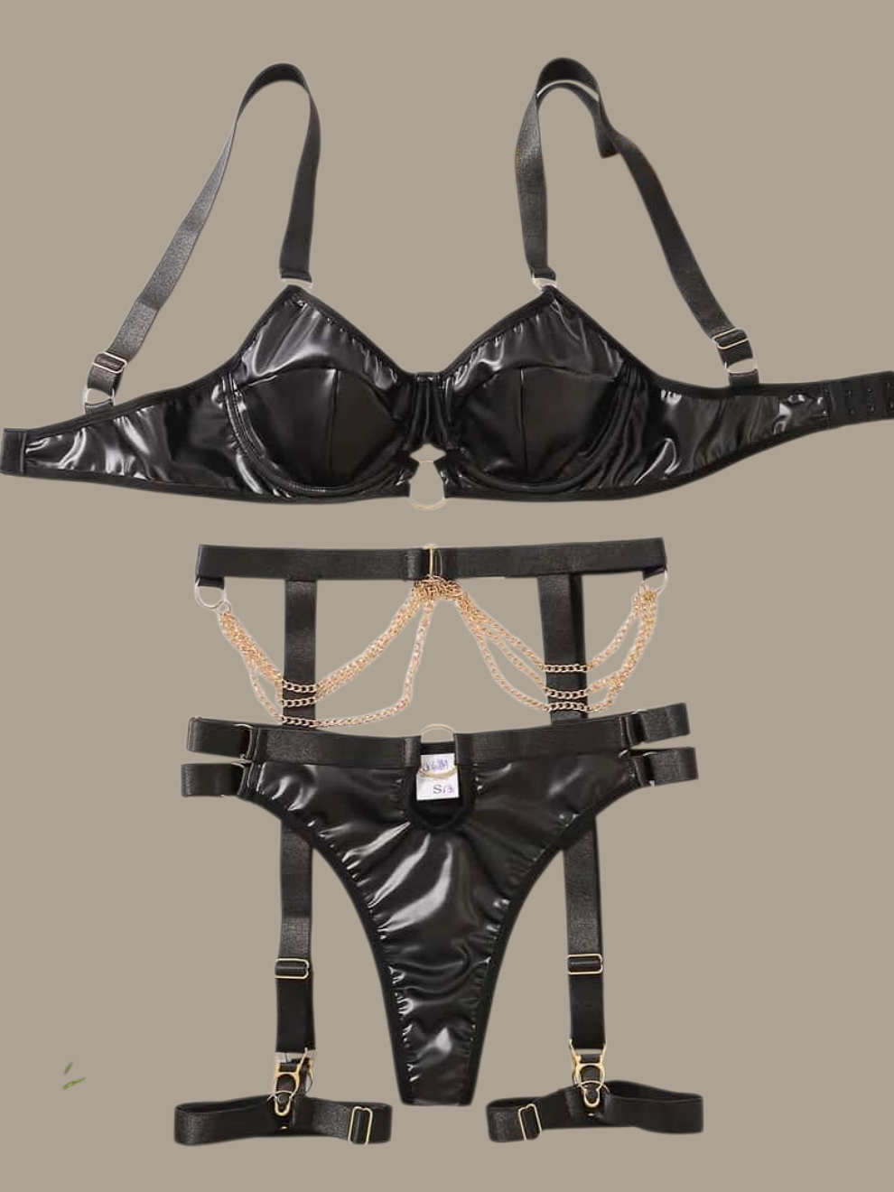 Zwarte_lak_lingerie_set_chiara_missq
