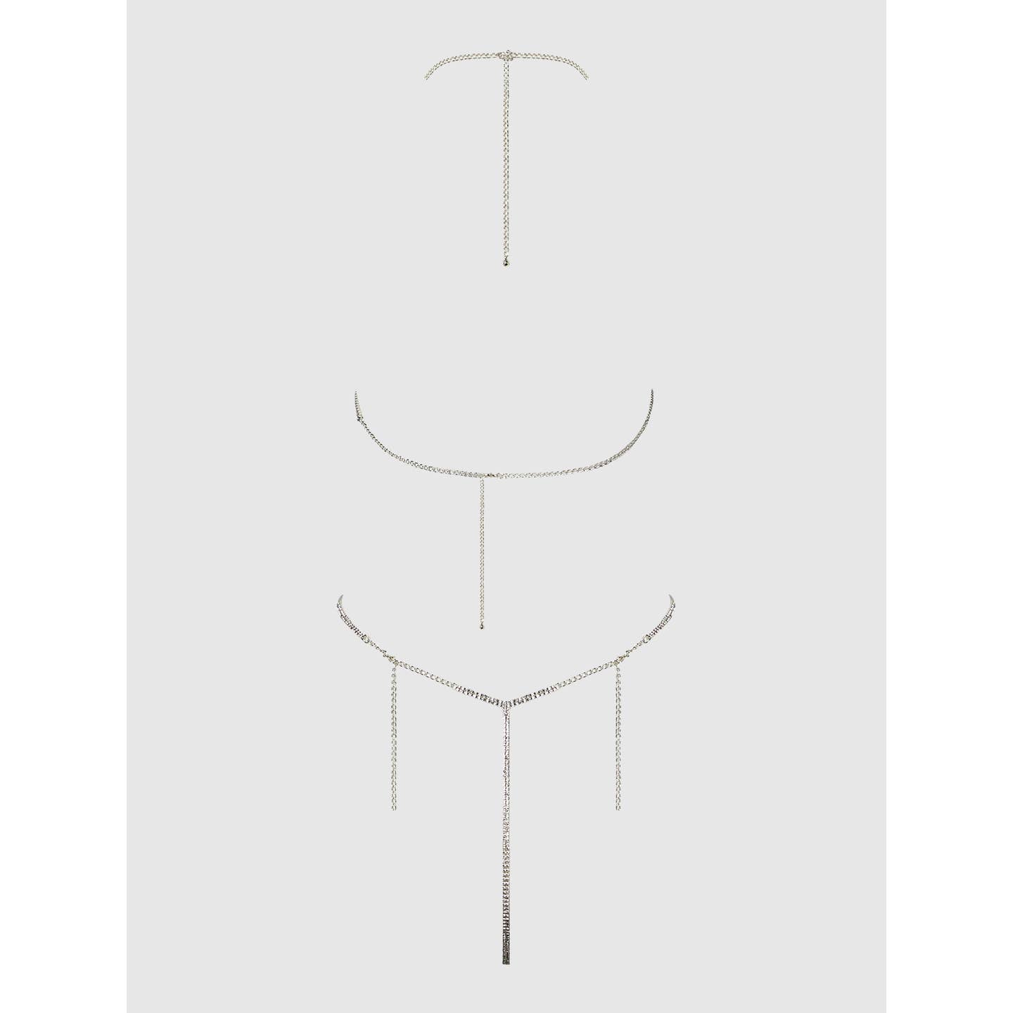 Strass Body Chain met Verleidelijke Franjes