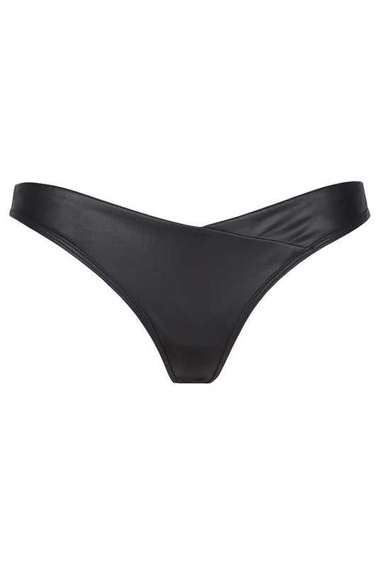 Juicy Bloom Brazilian String met Latex Look