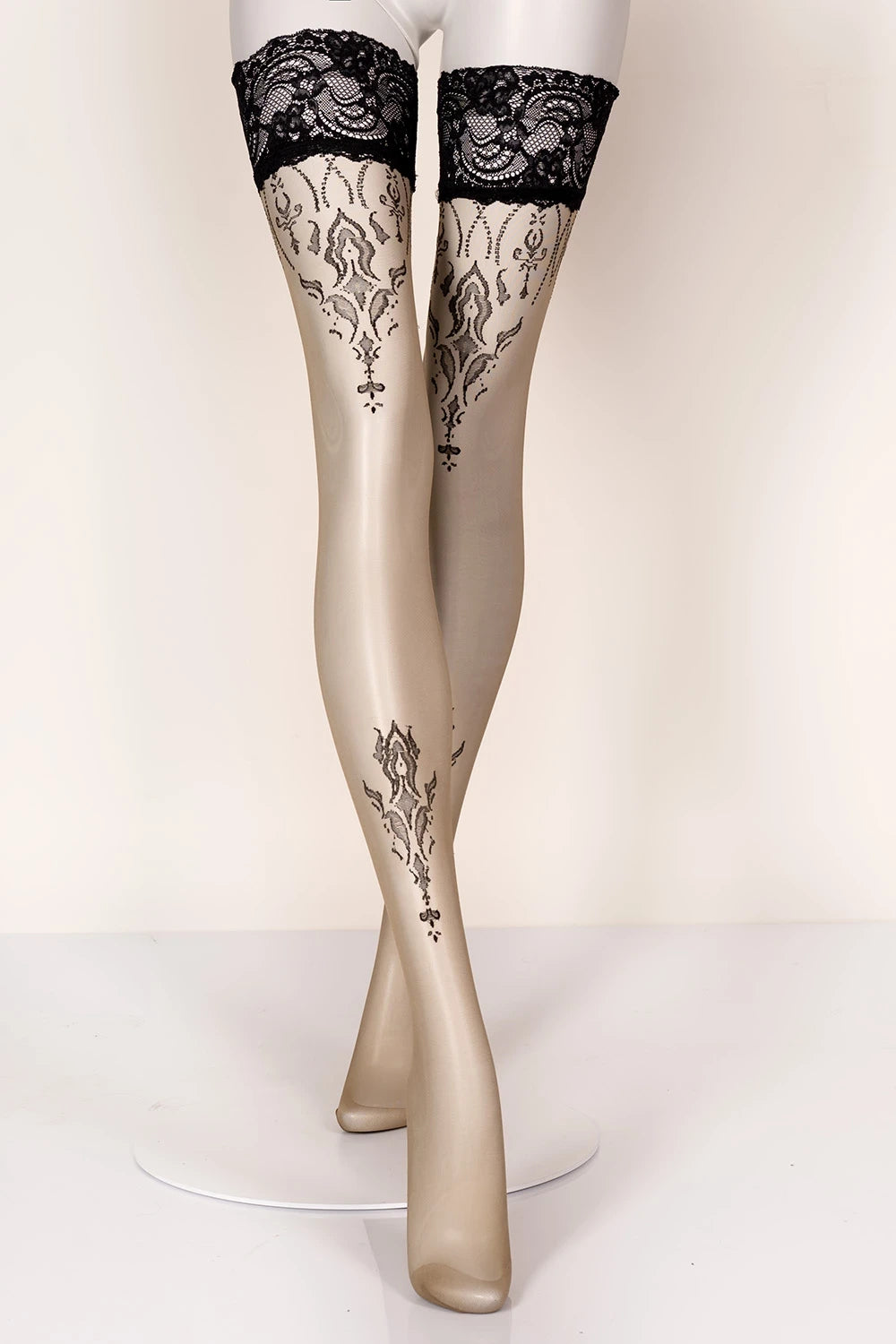 BS242 Hold-Up Stockings 20 Den – Skin | Black Secret