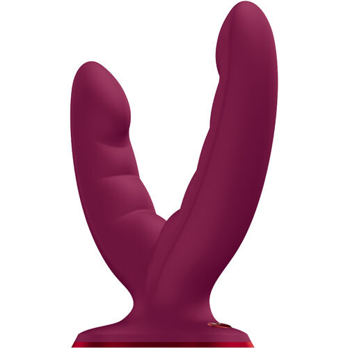 RYDE – Handsfree dubbele dildo met Zuignap