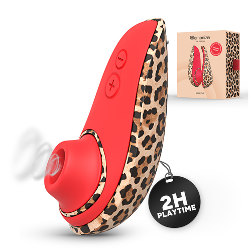 Womanizer Liberty 2 – stimulator met Zuigkracht in Panterprint