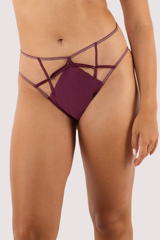Ramona Illusion Wine High Waist Slip