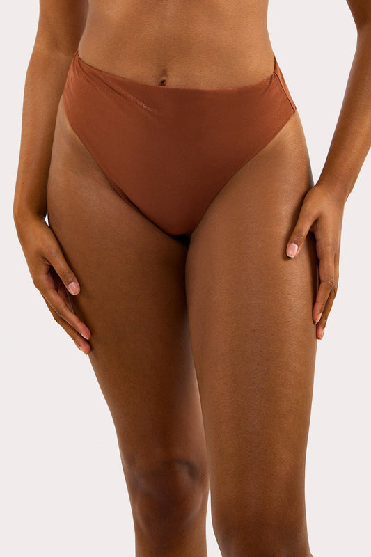 Morgan Bronze Glitter Mix & Match High-Waist Bikinislip