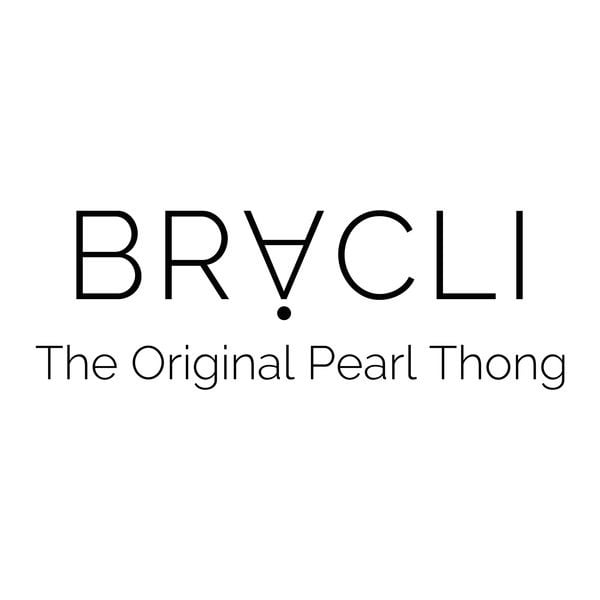 Bracli - Sydney - String, Elfenbein mit Perlenkette