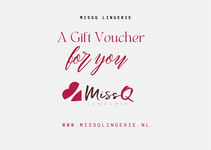 Geschenkgutschein MissQ Lingerie 25,00 €