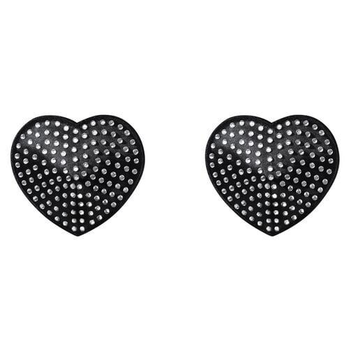 Obsessive - Heart -  Nipple Covers met kristal